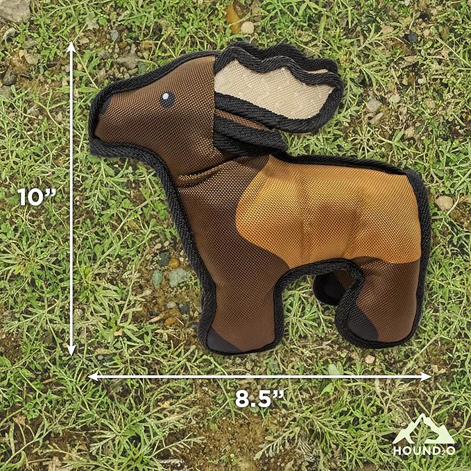 Plush Dog Toys | Elk Stuffed Animal Squeaky Toy for Dogs | Outdoor Pet Toy Built for Adventure